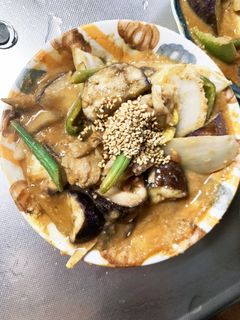 簡単きな粉梅焼き肉味豚こま大根青椒肉絲風-レシピのメイン写真