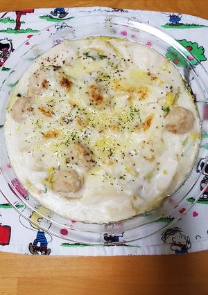 豆腐と鶏だんごのグラタン-レシピのメイン写真