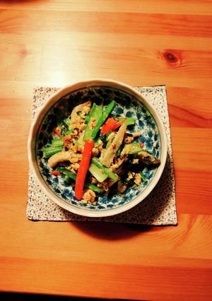 小松菜と人参の濃厚な炒め物( ¨)و-レシピのメイン写真