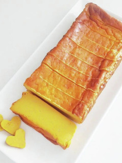 混ぜて焼くだけ!かぼちゃチーズケーキ-レシピのメイン写真