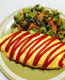トマトご飯のオムライス(チーズin)