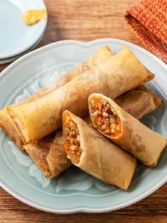大豆のお肉で春巻き-レシピのメイン写真