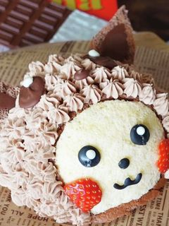 苺のチョコムース ポンチョピカチュウ-レシピのメイン写真