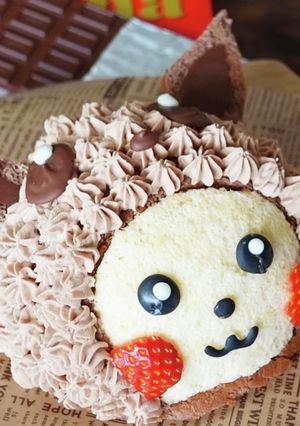 苺のチョコムース ポンチョピカチュウ-レシピのメイン写真