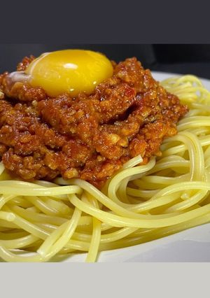 超濃厚バカうまミートソースパスタ！-レシピのメイン写真