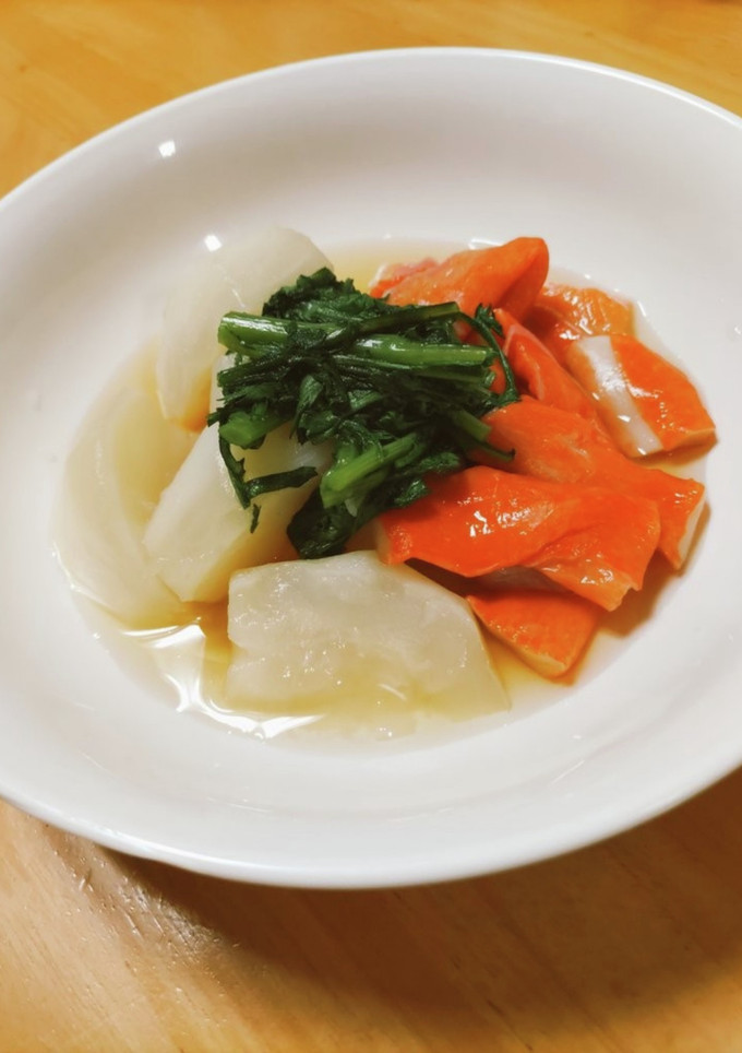 かぶとカニカマのやあっさり煮♡-レシピのメイン写真