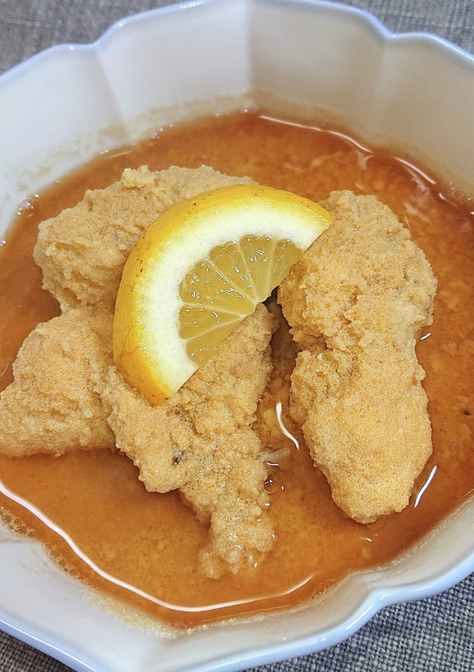 魚卵のめんつゆ甘辛煮付け（メジナ、寒グレ-レシピのメイン写真