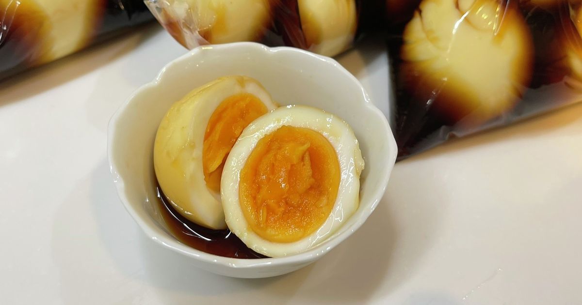 100人以上絶賛！㌘表記でハズレない煮卵 by むんぷく 【クックパッド
