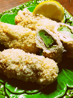 蕾菜のミルフィーユ豚肉巻きフライ 2種類-レシピのメイン写真