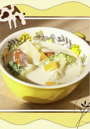 牛乳大量消費!無限に飲めるミルクスープ!-レシピのメイン写真