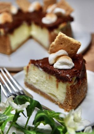 アメリカレシピ※スモア・チーズケーキ-レシピのメイン写真