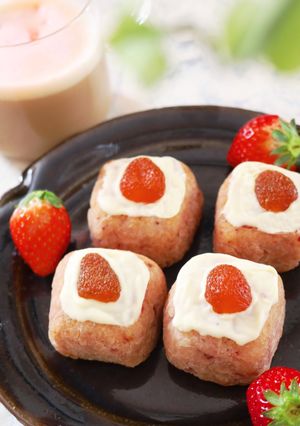 米粉で簡単！苺のスコーン-レシピのメイン写真