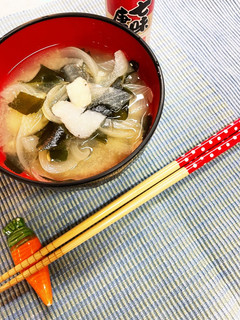長芋の皮 味噌汁-レシピのメイン写真