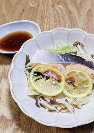 塩鮭のレモン蒸し煮-レシピのメイン写真