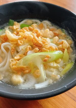 寒い時はこれ★焼き白ネギ生姜うどん-レシピのメイン写真