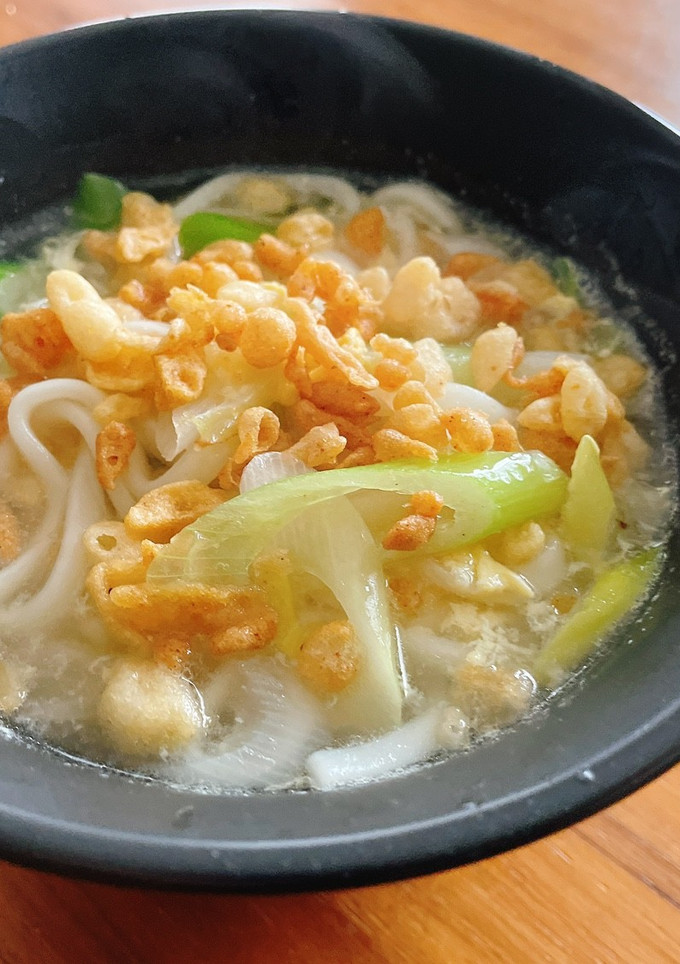 寒い時はこれ★焼き白ネギ生姜うどん-レシピのメイン写真