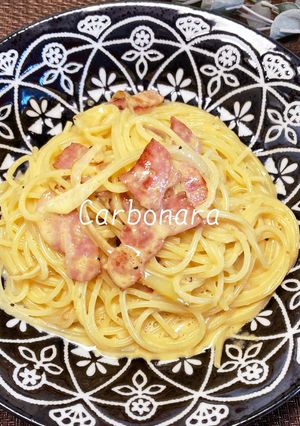 濃厚カルボナーラ-レシピのメイン写真