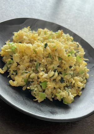 小松菜としらすの炒飯-レシピのメイン写真