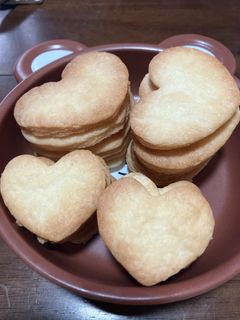 バター、卵なしサクサククッキー♪-レシピのメイン写真