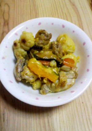 子どもも大好き！カリフラワーと鶏肉おかず-レシピのメイン写真