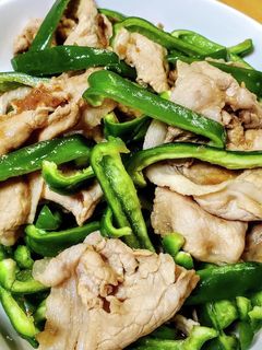 止まらんwピーマン豚しゃぶロース生姜焼き-レシピのメイン写真