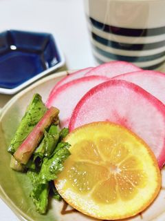 すみれカブと橙のお漬物-レシピのメイン写真