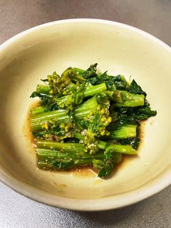菜の花のカラシ胡麻和え-レシピのメイン写真