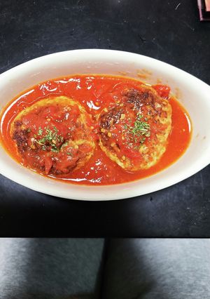 旨トマひとくちハンバーグ-レシピのメイン写真