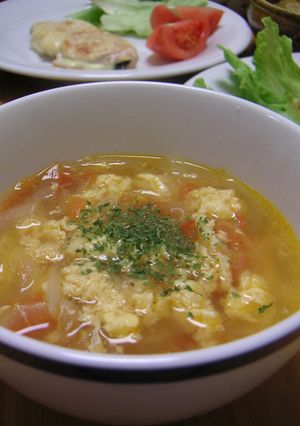 ふわふわ卵のスープ-レシピのメイン写真