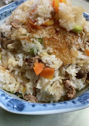 豚こまきのこの炊き込みご飯☆-レシピのメイン写真