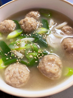 肉団子うどん-レシピのメイン写真