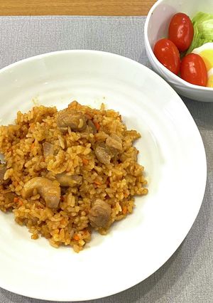 基本のチキンライス-レシピのメイン写真