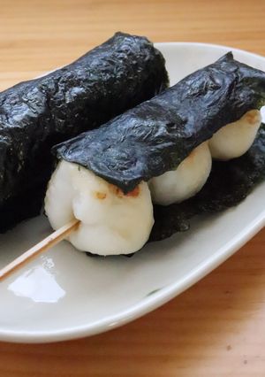 HBで米から作る串団子～しょうゆ海苔巻き-レシピのメイン写真
