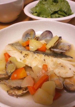タラとあさりの煮込み-レシピのメイン写真