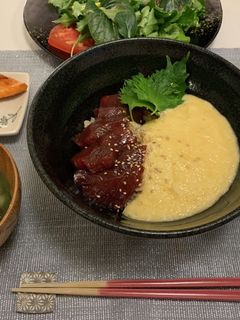 まぐろととろろの漬け丼 -レシピのメイン写真