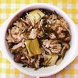 切り昆布と 長ネギ きのこの炊き込みご飯