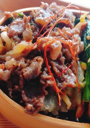 弁当10分★牛肉と白菜しぐれ煮★デパ地下-レシピのメイン写真