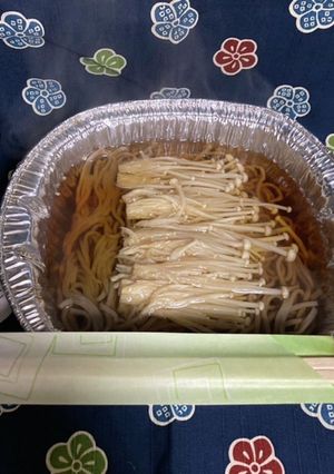 無慈悲!えのきヌルヌル蕎麦-レシピのメイン写真