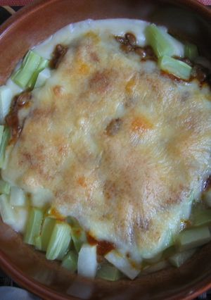 混ぜて焼くだけ！納豆ラザニア-レシピのメイン写真