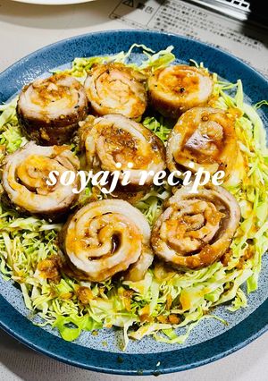 豚バラ肉チーズ巻き キャベツも美味い-レシピのメイン写真