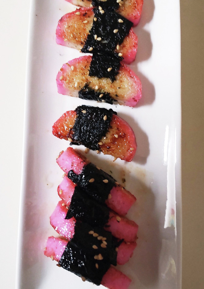 かまぼこが…余ったから海苔で焼いてみた♡-レシピのメイン写真