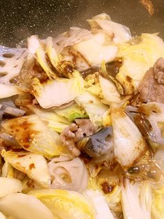 パスタソース活用!銀の白菜ガーリック炒め-レシピのメイン写真