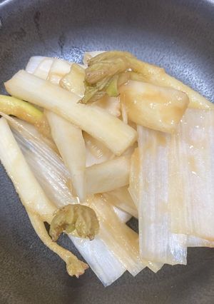 うどとねぎ　歯触り楽しむ　酢味噌和え-レシピのメイン写真