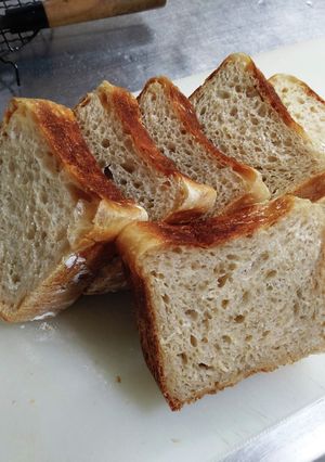 コンベクションオーブンで焼く角食パン-レシピのメイン写真