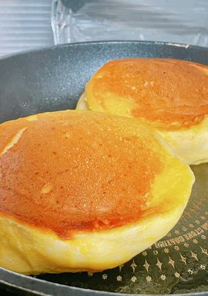 20分で！ふわしゅわスフレパンケーキ-レシピのメイン写真
