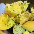 小ぶり新ジャガいもの温サラダ