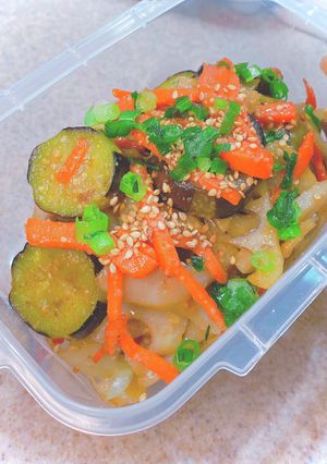 レンジでも可能！簡単！ごま油香る味噌炒め-レシピのメイン写真