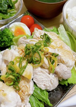 ラー油でピリ辛よだれどり-レシピのメイン写真