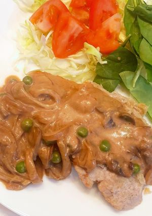 簡易グレービーソースのポークソテー-レシピのメイン写真
