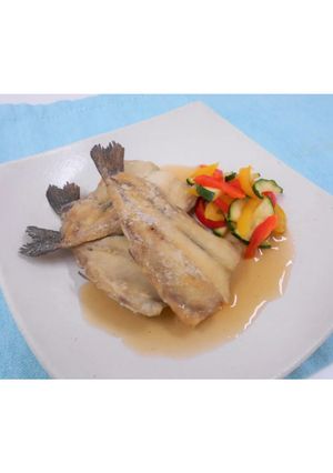 揚げ魚と夏野菜の甘酢あんかけ-レシピのメイン写真